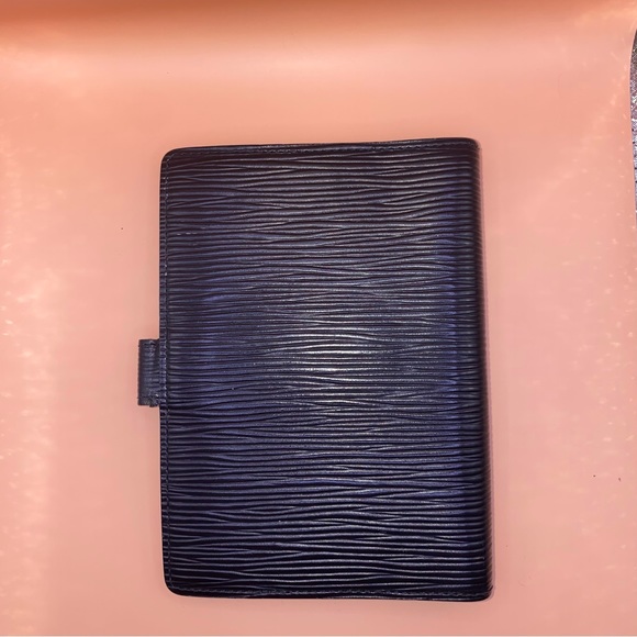 Louis Vuitton Epi Noir PM Agenda Notebook Leather Cover - Picture 2 of 12